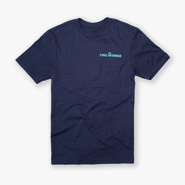 Front view of the Mountain Sunrise Graphic Tee