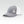 Front view of the Iconic Monkee Mid Pro Trucker Hat in heather grey and white