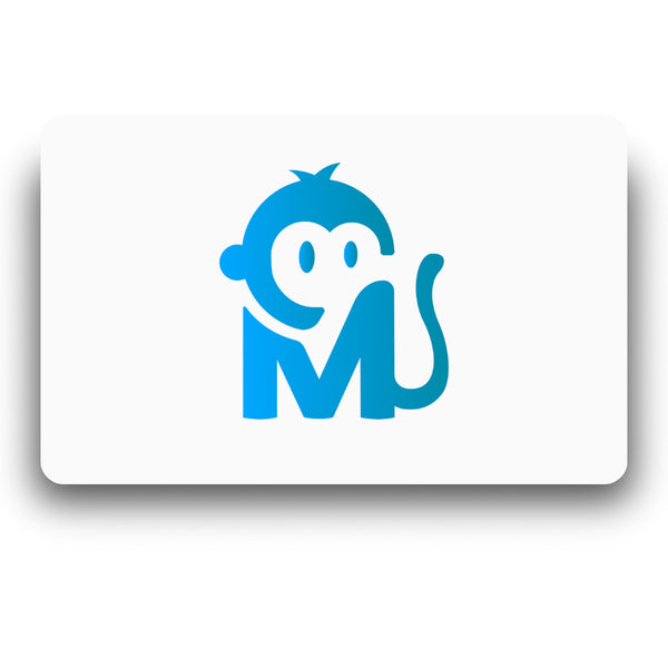 Chill Monkee Gift Card Monkee icon design.